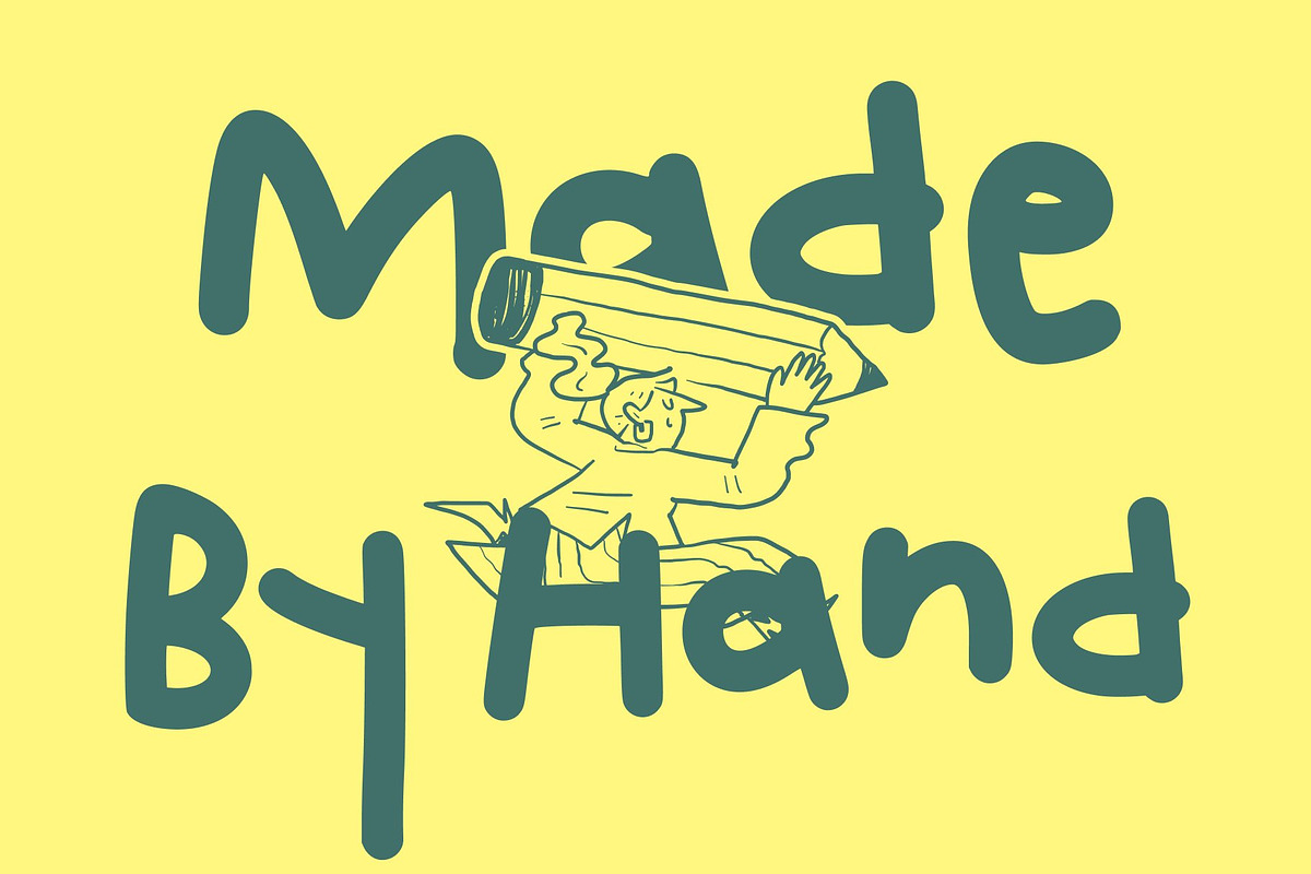CS Benedict – Messy Handwriting Font, a Handwritten Font by Craft Supply Co. (Photo 2 of 8)