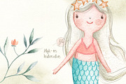Mermaids, an Animal Illustration by Flora+Bear (Thumbnail 3 of 4)