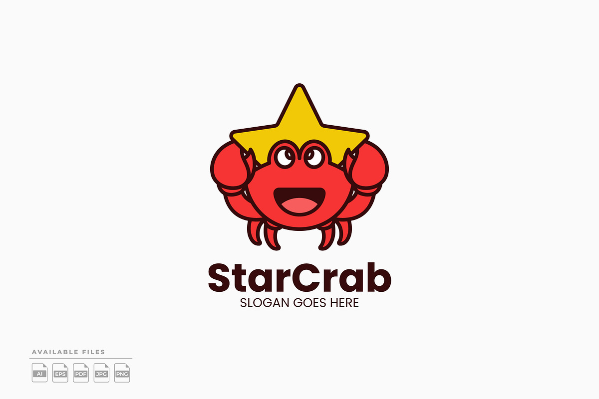 Star Crab Logo, a Branding & Logo Template by Zeer Graphic
