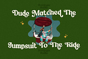 Muloka Kerash Chunky Retro Font, a Sans Serif Font by Storytype Studio (Thumbnail 7 of 15)