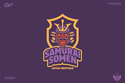 Samurai Somen Logo Template, a Branding & Logo Template by Kreasi Malam (Thumbnail 3 of 11)