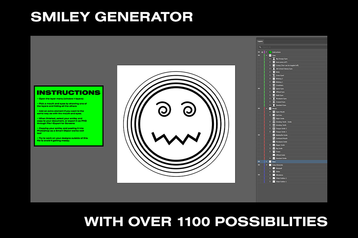 Rave Flyer Essentials, a Texture Graphic by Dreadlabs (Photo 7 of 7)