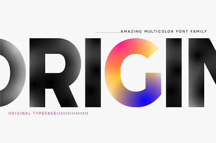 Colarino. Multicolor SVG-OTF fonts, a Symbol Font by Luxfont