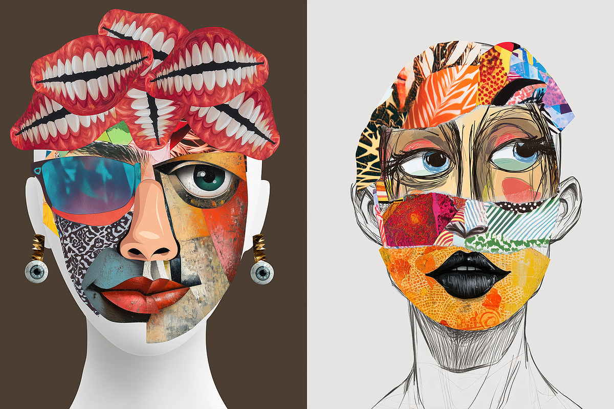The Face Collage, an Object Graphic by Graphicdome (Photo 7 of 21)