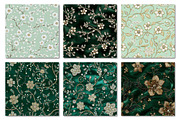 Rhinestone Embroidery Green Fabric, a Texture Graphic by Dream Creation (Thumbnail 2 of 5)