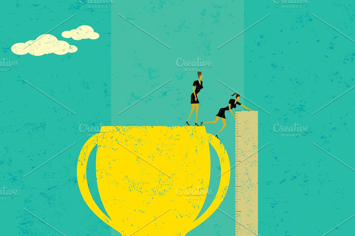 Business Concepts Bundle 02 Women, a Person Illustration by retrorocket (Photo 12 of 16)