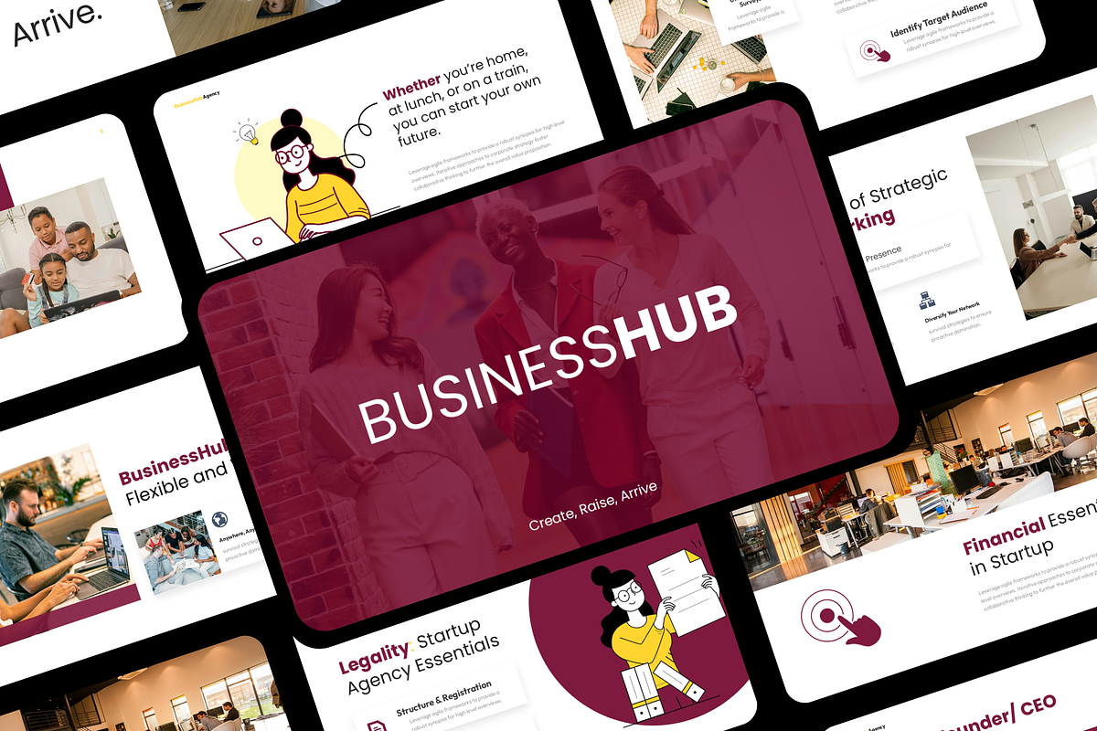 800+ Powerpoint Slides Bundle, a Presentation Template by Hammad Arif (Photo 6 of 30)