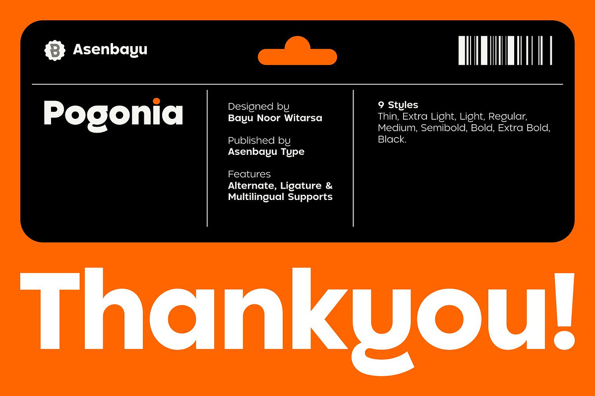 Pogonia - Modern Font Family, a Sans Serif Font by Asenbayu (Photo 14 of 14)