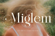Miglem Elegant Ligature Serif Font