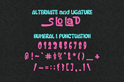 Deslaw Handmade Display Font, a Sans Serif Font by Maulana Creative (Thumbnail 7 of 7)