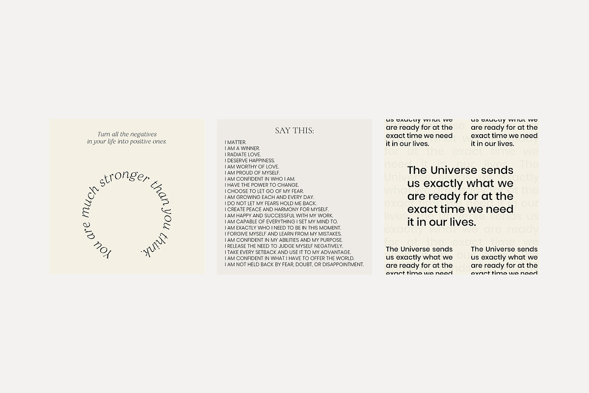 Instagram Quotes Posts Stories PS, a Social Media Template by Love Radiation Studio (Photo 7 of 19)