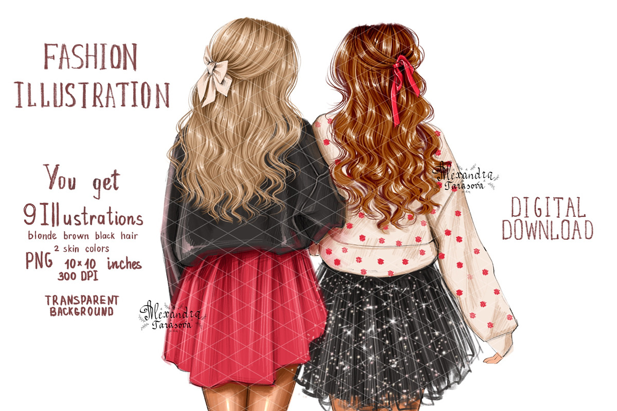Fashion Girls Best Friend, a Person Illustration by BigArtLab (Photo 1 of 5)