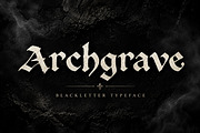 Archgrave Blackletter, a Blackletter Font by Wow Magic (Thumbnail 1 of 5)
