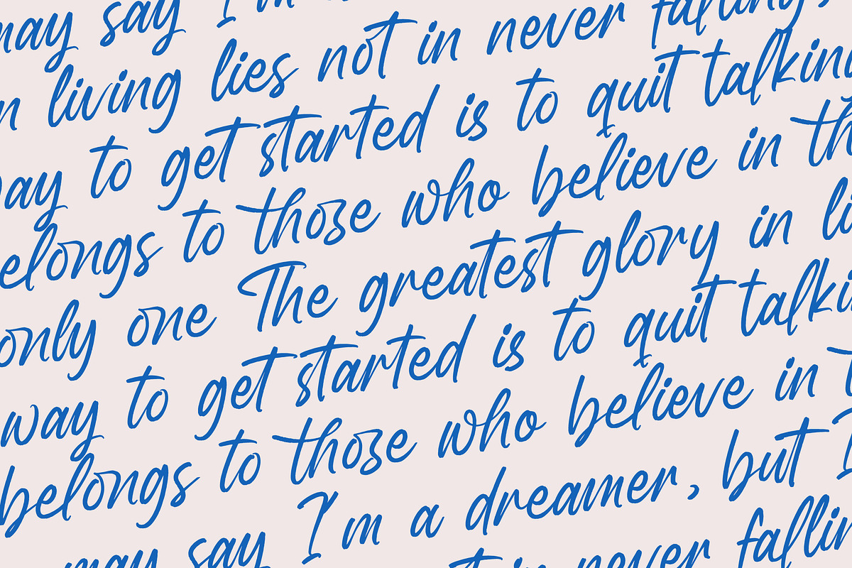 Bostony Kintens Bold Brush Font, a Script Font by Letterena Studios Script (Photo 17 of 20)