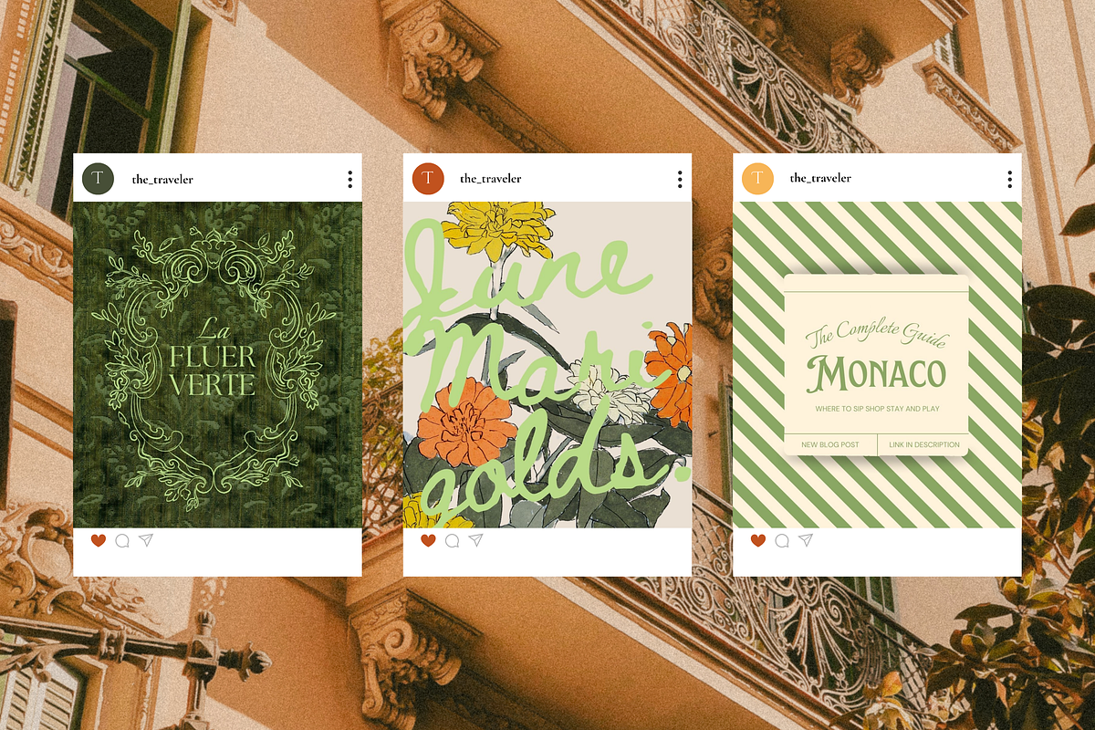 The Traveler Social Media Bundle, a Social Media Template by The Flossy Finch (Photo 13 of 21)