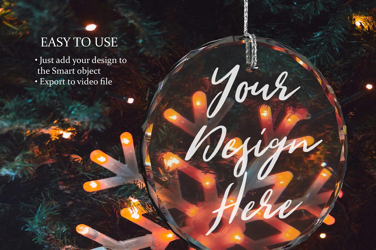 Glass Ornament Mockup Video, a Cups & Container Mockup by MockupsBox (Photo 3 of 5)