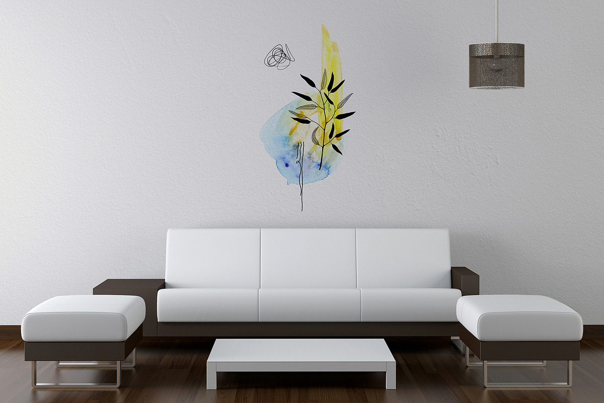Modern graphic elements. Art leaves, an Object Graphic by white angel arts (Photo 12 of 19)