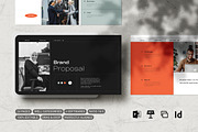 Brand Proposal Template, a Presentation Template by White Graphic (Thumbnail 1 of 7)