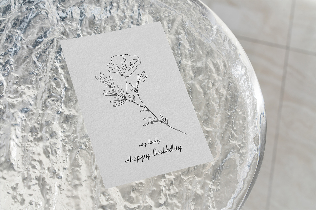 5x7 Card Mockups Natural Light, a Print Template by Dikarte.Store (Photo 5 of 9)
