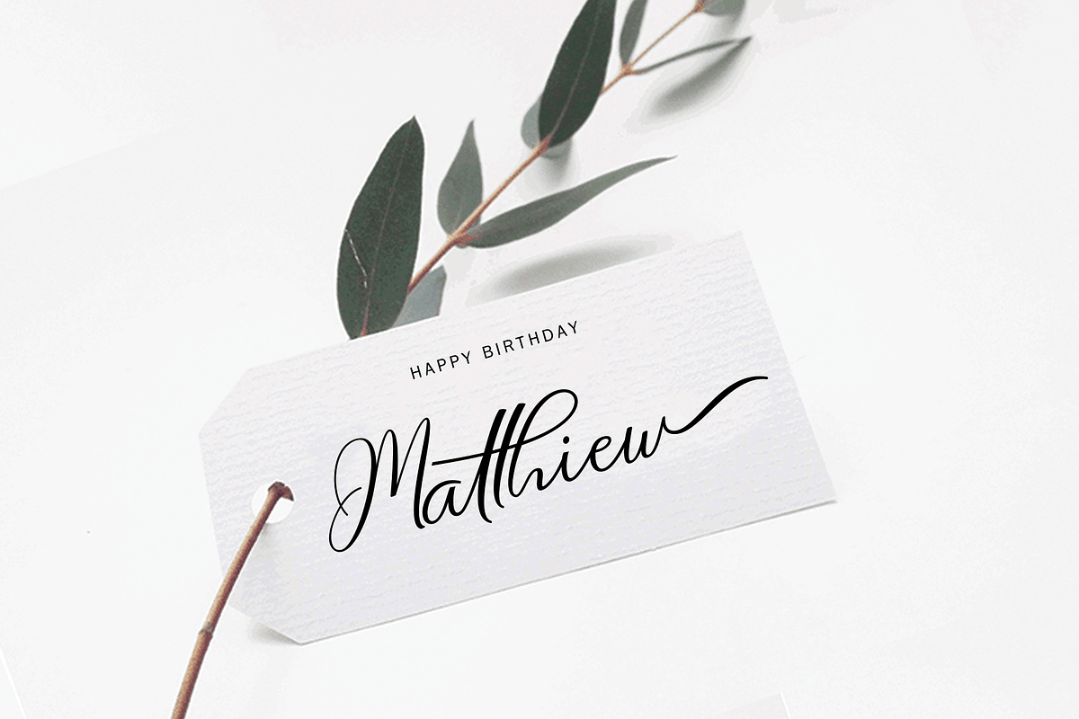 Lovelyou, a Script Font by Deniz86 (Photo 8 of 8)