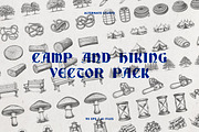 Camp and Hiking Vector Pack, an Object Illustration by Alternate Studio (Thumbnail 1 of 9)