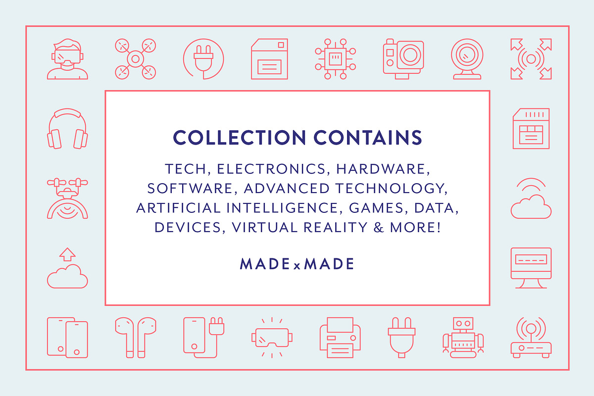 Technology Line Icons, an Outline Icon by Made by Made (Photo 2 of 7)