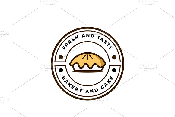Pie Bakery Shop Logo Design preview 2