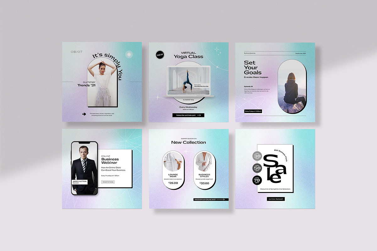 Instagram Creator Kit - PS & Canva, a Social Media Template by Imagination Area (Photo 7 of 10)