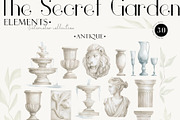 Watercolor Flowers & Antique vases, an Illustration by Kreker Kate (Thumbnail 9 of 11)