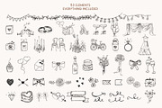 Hand-Drawn Wedding Clipart, an Object Graphic by Imageblend (Thumbnail 2 of 5)