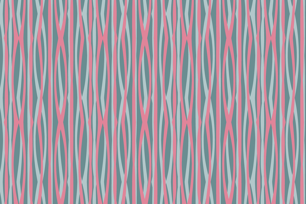 Organic Wavy Stripe Seamless Vector, a Pattern Graphic by NayaChu (Photo 7 of 8)