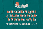 Zentaro - Retro Serif Font, a Sans Serif Font by Letterara (Thumbnail 10 of 14)