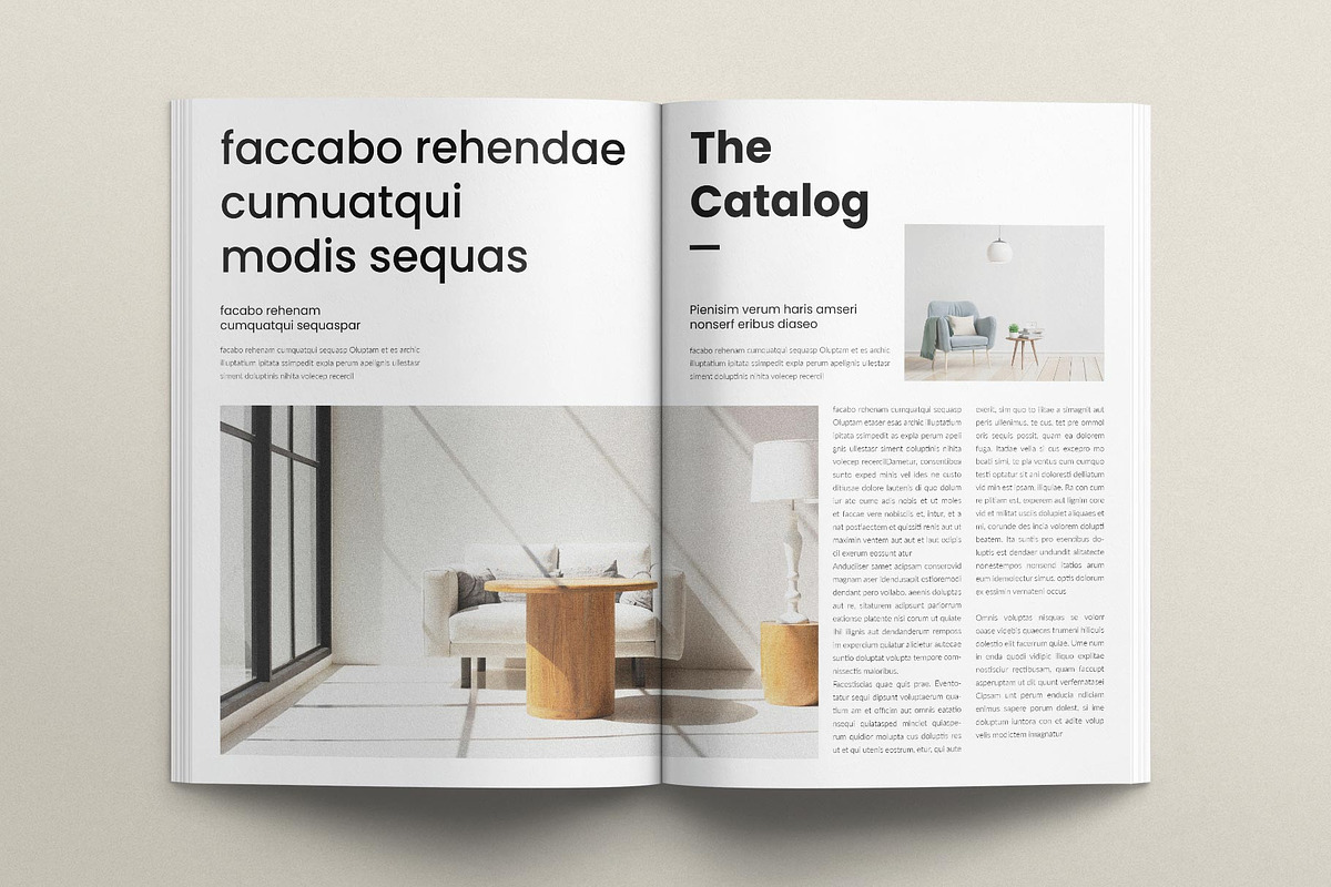 Product Catalog Template, a Magazine Template by E-Type (Photo 2 of 7)