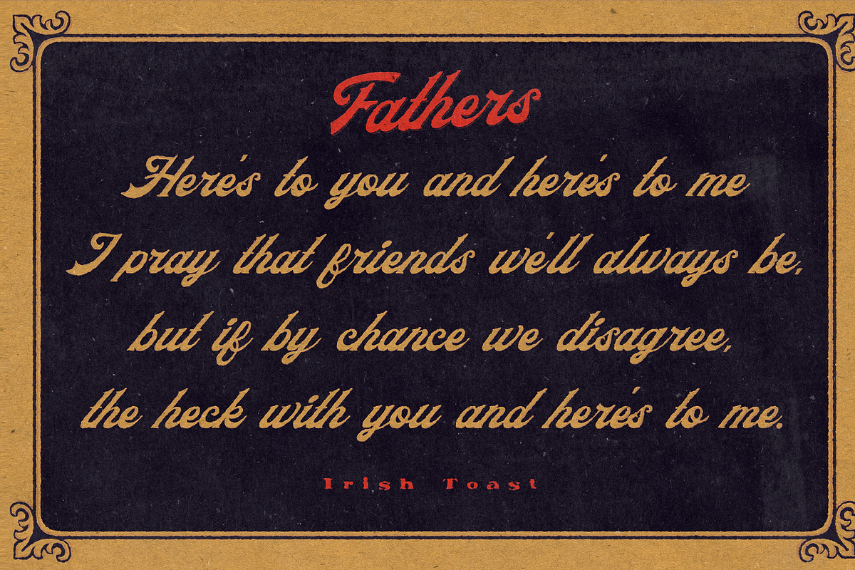 Fathers - Vintage Old Lettering Font, a Font by Konstantine Studio (Photo 6 of 8)