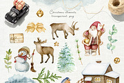 Watercolor Christmas bundle, an Illustration by JuliaBadeeva (Thumbnail 26 of 29)