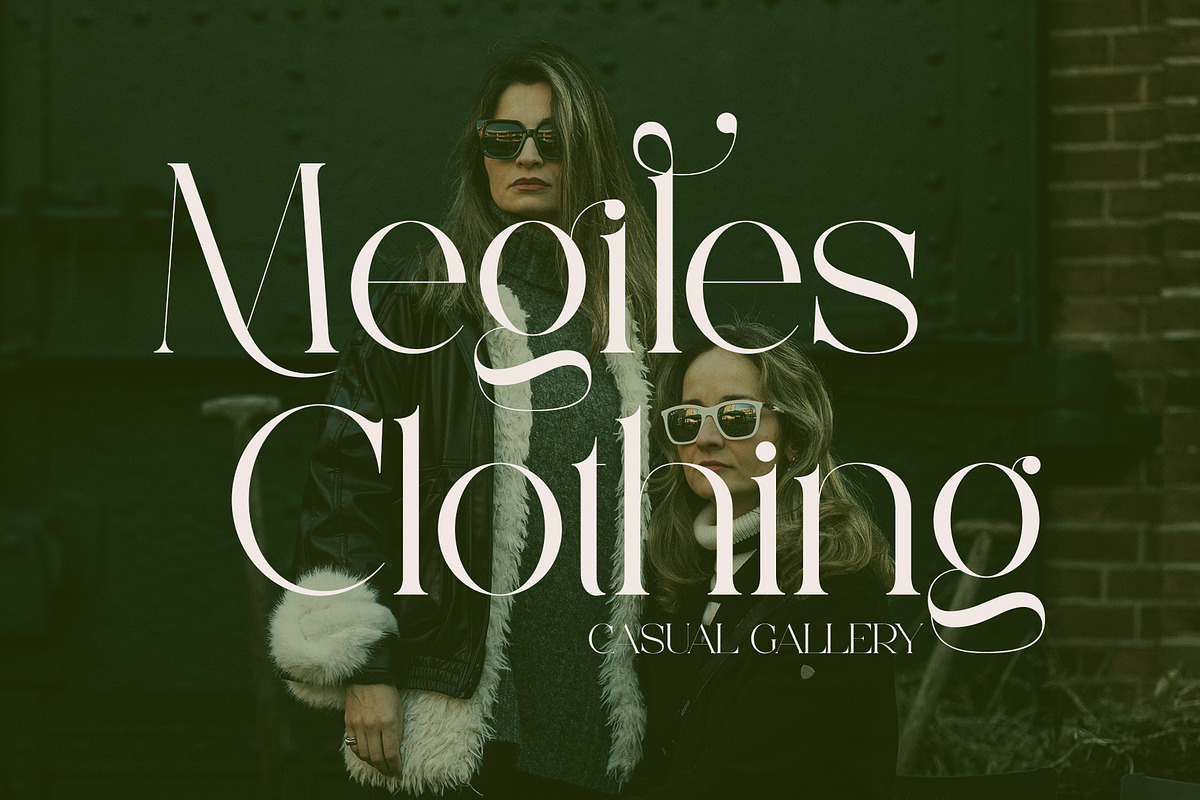 Megita - Beautiful Serif Font, a Serif Font by Aqeel_Art (Photo 6 of 12)