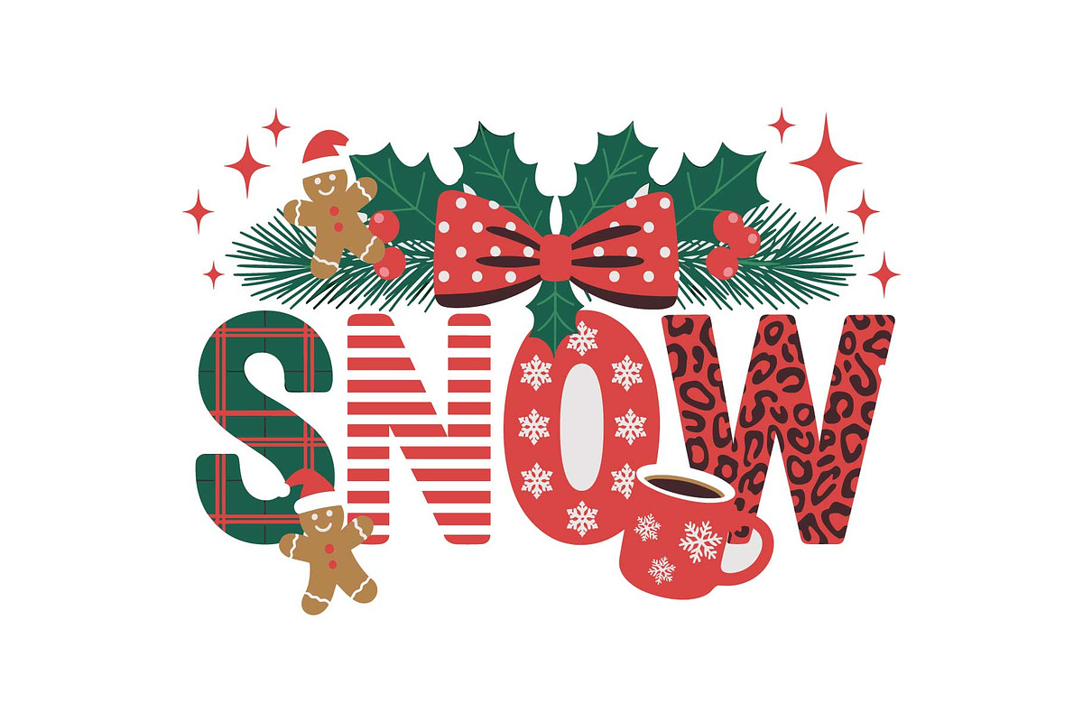 Holly Christmas Quote Decor SVG, an Object Graphic by yasushie (Photo 9 of 16)