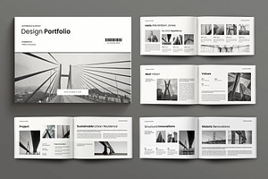 Architecture Portfolio Layout, a Brochure Template by Seeing-art