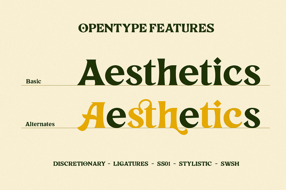 Rhinegold - Display Font, a Sans Serif Font by Graptail (Photo 4 of 13)