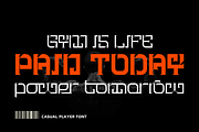 Casual Player - Space Font, a Serif Font by 177Studio (Thumbnail 5 of 8)