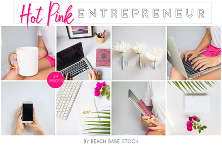HOT PINK Entrepreneur, a Business Photo by Beach Babe Stock