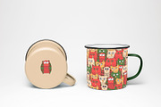 Funny Owls: hand drawn pattern set, a Pattern Graphic by leffka (Thumbnail 4 of 8)