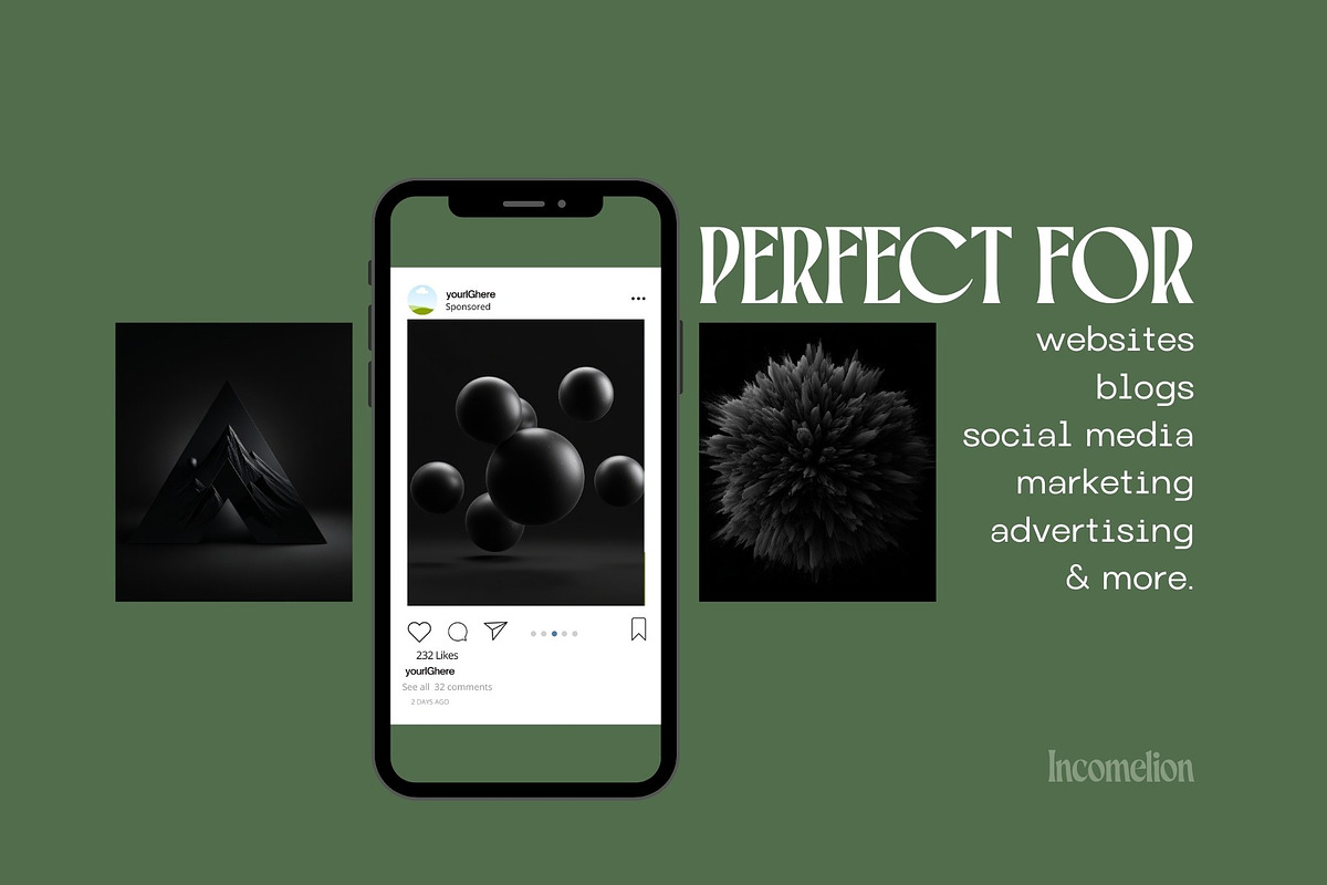 40 Sleek Luxurious Black Wallpapers, a Wallpaper Graphic by Incomelion (Photo 5 of 9)