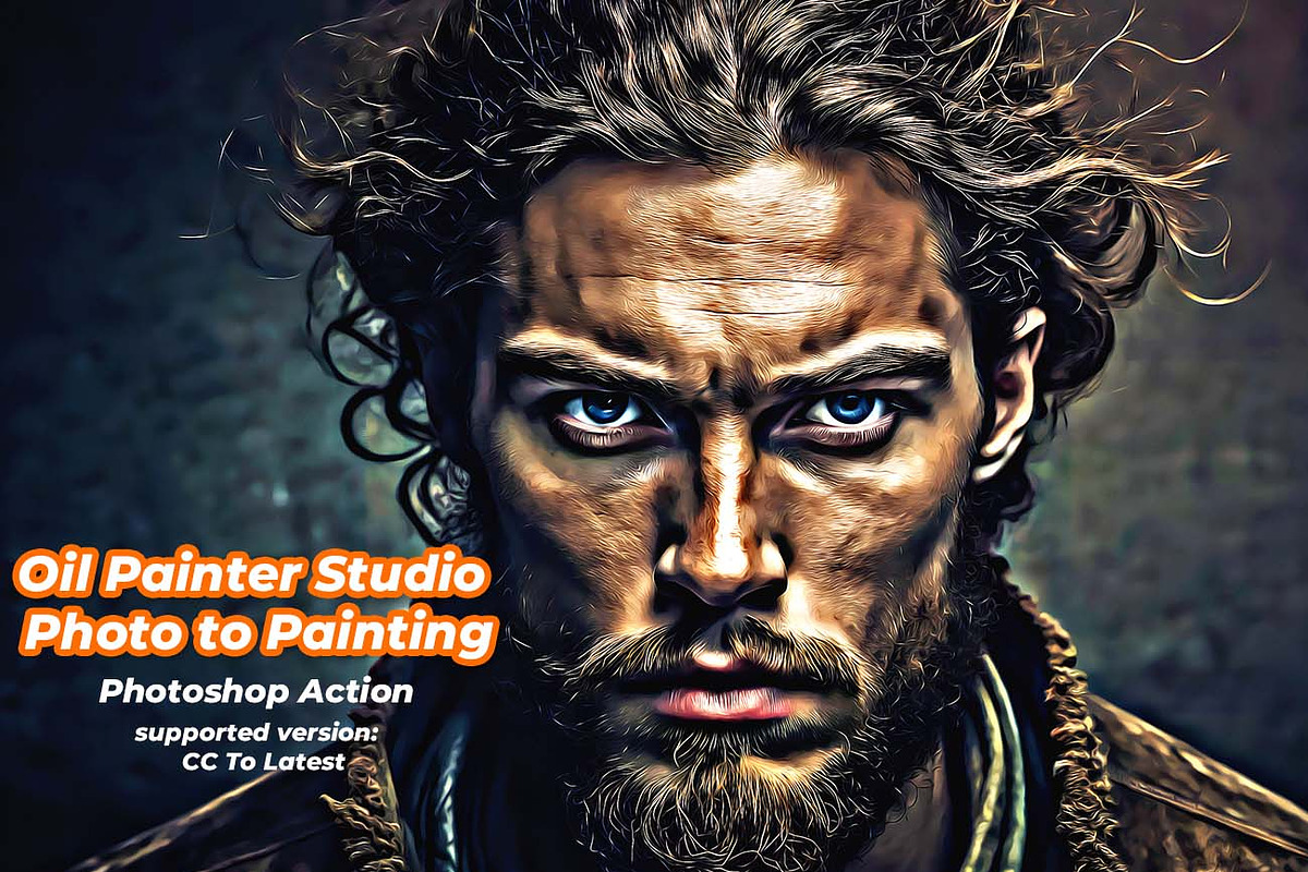 Oil Painter Studio Photo to Paintin, an Action Add-On by Studio Retouch (Photo 1 of 12)