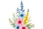 Vibrant Watercolor Floral Bouquet Bu, an Illustration by BIPLOB EXPERT (Thumbnail 9 of 14)