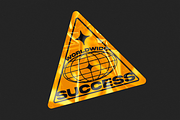 Plastic Sticker Mockup, a Mockup by Design Squad (Thumbnail 2 of 4)