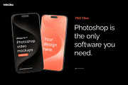 iPhone 15 PRO Video Mockup Bundle, an iPhone Mockup by Mocku (Thumbnail 3 of 12)