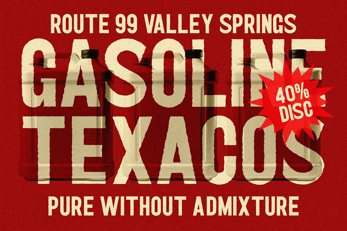 VT Counter Courage - Industrial Font, a Sans Serif Font by ViactionType (Photo 2 of 10)