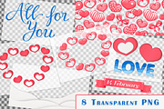SET / ROSE Valentine's day, Pattern, a Decorative Illustration by Nadin_Lebedeva (Thumbnail 4 of 7)