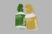 Spray Bottle Mockup, a Packaging Mockup by Unerispace (Thumbnail 1 of 3)